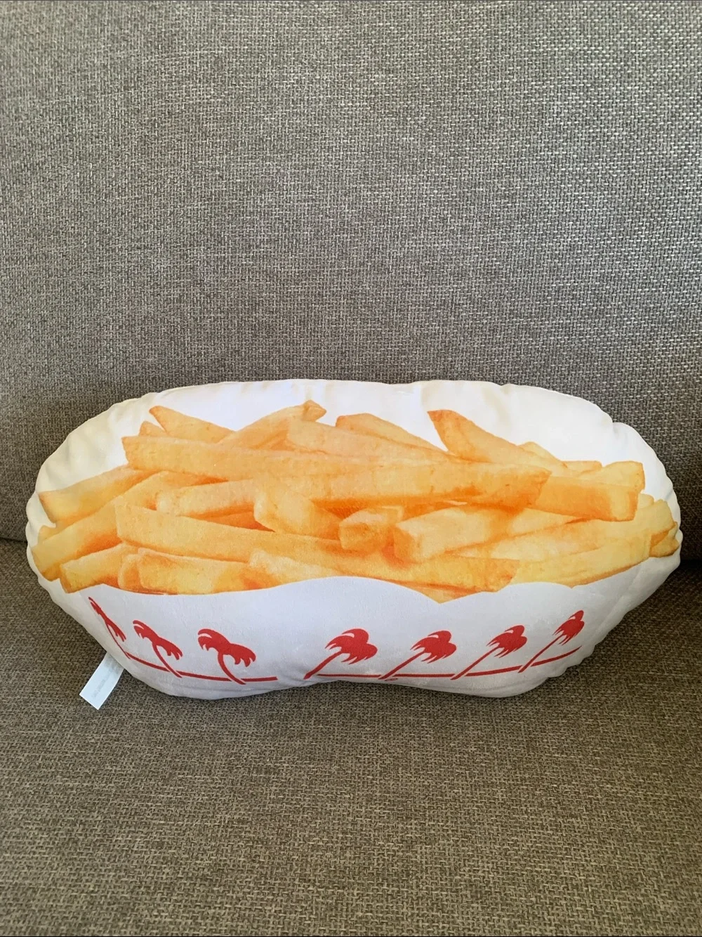 In N Out Burger French Fry Accent Pillow 17” Home Accent Plush Stuffed